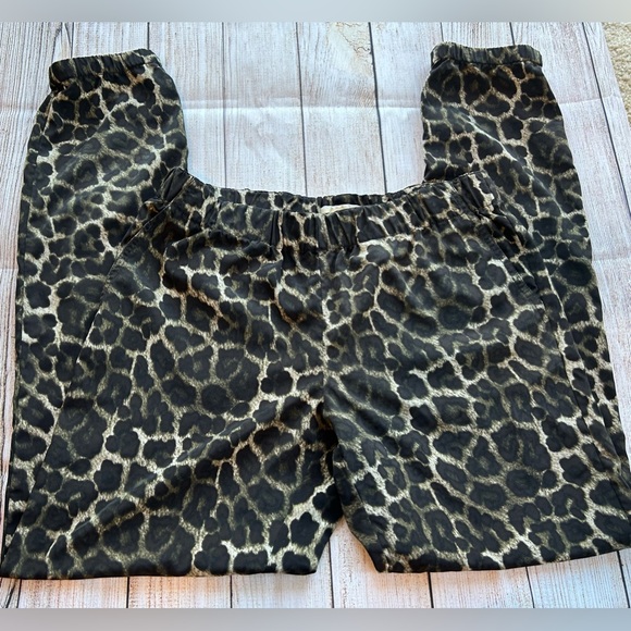 Michael Kors Leopard Print Casual Pant/Loose Pant - Picture 3 of 6